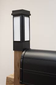 A bright red led light will turn on and four audible beeps will announce your mail's arrival. Brightlight Mailbox