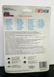 Racing Champions Stock Car Davey Allison 1992 NASCAR Die Cast W/Card &  Stand NOS