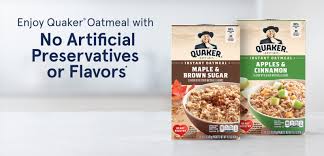 Cook in the microwave or on the stovetop in water, milk, or milk alternatives. Instant Oatmeal Quaker Oats