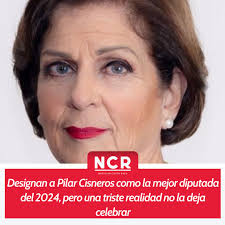 La periodista celebra su logro con una mezcla de satisfacción y  frustración. 🔗  https://ncrnoticias.com/politica/designan-a-pilar-cisneros-como-la-mejor-diputada-del-2024-pero-una-triste-realidad-no-la-deja-celebrar/