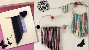 Shop our boho wallpaper today! Diy Yarn Wall Hanging Boho Room Decor Ideas