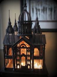Gothic Birdcage Try A Similar Diy By Wrapping Cardboard Cutouts Around A Bird Cage Maison Gothique Maison Architecture