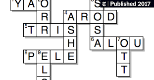 They're equally good for kids learning how to spell, for adults wanting to stimulate their mind, or for senior citizens looking to keep their minds sharp. 10 Sports Names That Will Help You Become A Better Crossword Solver The New York Times