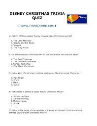 If you buy from a link, we may earn a commission. Disney Christmas Trivia Quiz Trivia Champ