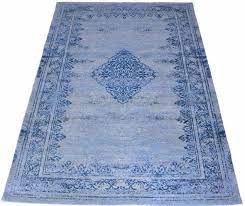 Entdecke jetzt die vielen teppiche in blau, die einfach in jedem zimmer überzeugen. Vintage Webteppich Blau Klassisches Design