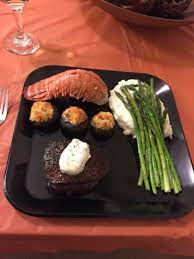 Surf And Turf Romantic Dinner For Two Romantic Meals Romantic Dinner Recipes Romantic Dinner For Two