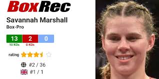 BoxRec: Savannah Marshall