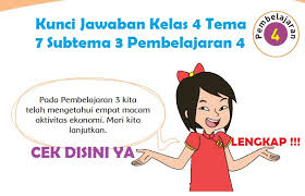 Kunci Jawaban Kelas 4 Tema 7 Subtema 3 Pembelajaran 4 Kunci Jawaban Tematik Lengkap Terbaru Simplenews