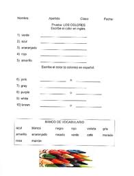 You can & download or print using the browser document. Spanish Colors Quiz By Srtamadera Teachers Pay Teachers