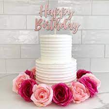 Download Free Happy Birthday Cake Topper Svg Download Cut File Iheartsvg