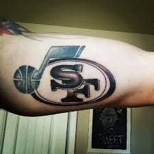 49ers And Utah Jazz Tattoos Tattoo Designs Utah Jazz