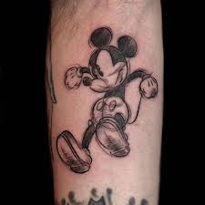 Tribal mickey mouse head tattoo design. Olio Tattoo Olio Tattoo Twitter