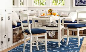 Table made of veneers, wood and engineered wood. 8 Tips For A Small Dining Space Pottery Barn