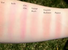 Bare Mineral Blush Swatches Bare Minerals Blush Beauty