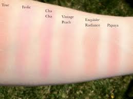 bare mineral blush swatches bare minerals blush beauty