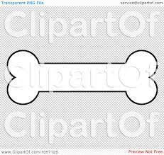 Dog Bone Outline Clip Art Clipart Black And White Outlined Dog Bone Biscuit Royalty Free Free Vector Illustration Clipart Black And White Clip Art