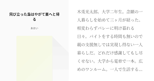 木兎光太郎 大学二年生 念願の一人暮らしを始めて三ヶ月が経った 相変わらずバレーに明け暮れる日々 バイトをする時間も無いので親の支援無しでは実現し 得ない一人暮らしだ どれだけ感謝してもし尽くせない 大学から電車で一本 広めのワンルーム 一人で生活