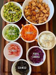 Hawaiian Tofu Poke Bowl Recipe Poke Bowl Recipe Bowls Recipe Healthy Eating Recipes