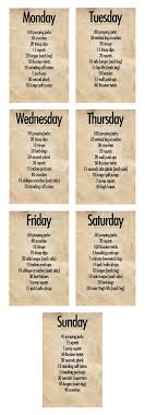 Week Workout Plan Weekly Workout Plans Weekly Workout Workout Plan
