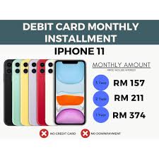 Apple iphone 12 mini 64gb white/black/blue/green/red. Installment Iphone 11 Original Malaysia Set Shopee Malaysia