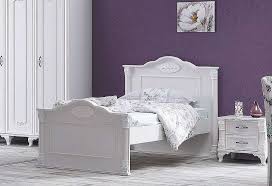 Schlafzimmer weiß romantisch , 100 interieur ideen mit grellen wandfarben! Bymm Romantik Ii Bett 90x200cm Weiss 1 Kg Haribo Precogs