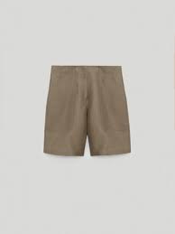 The length of these women's bermuda shorts falls just above the knee, accompanied by longer inseams deliver extra comfort. Linen Bermuda Shorts Women Massimo Dutti