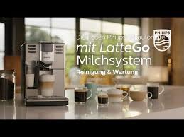 philips vollautomaten mit lattego reinigung wartung 2018 youtube