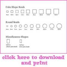 bead size chart in mm bing images jewelry makingt bead