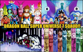 Therefore, we only consider characters featured from the season 1 to season 9 of tv anime series, and dragon ball z movies. Dragon Ball Super Universe 7 Fighters Tournament Of Power Animeworlddbn