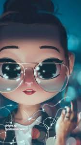 Iphone Wallpapers Wallpapers For Iphone 8 Iphone X And Iphone 7 Cute Drawings Cute Cartoon Girl 3d Animation Wallpaper