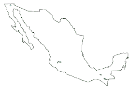 Download high quality new mexico outline clip art from our collection of 41,940,205 clip art graphics. Mexico Map Terrain Area And Outline Maps Of Mexico Countryreports Countryreports