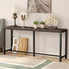 Boylon 70 9 Solid Wood Console Table In 2020 Console Table Behind Sofa Extra Long Console Table Console Table