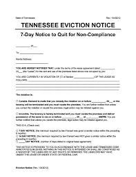 This relates to plans to vacate uganda house. Free Tennessee Eviction Notice Forms Notice To Quit