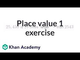 understanding place value video khan academy