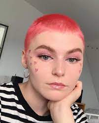 Rose Pink Hair Dye Unicorn Hair Bubblegum Pink Hair Dye Buzzed Hair Women Bubblegum Pink Hair