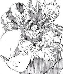 Goku Jiren The Grey Lord Beerus And King Zeno Dragon Ball Super Manga Anime Dragon Ball Super Dragon Ball Art