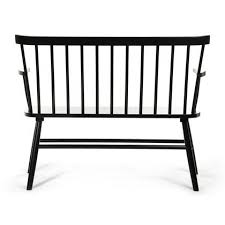 Bank Birkenholz Schwarz L 110 X B 54 X H 89 Cmbank Birkenholz Schwarz L 110 X B 54 X H 89 Cm Schwarz Birke Holz Birkenholz Holz