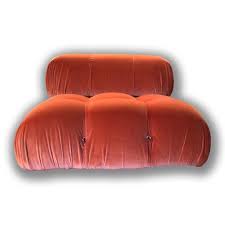 Mario Bellini Red Velvet Camaleonda Lounge Chair For B B Italia 1972 Italian Design Club