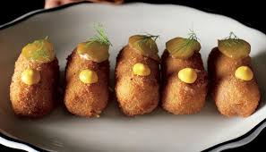 Roll them in cylindrical croquettes and coat them in cream of wheat. Smoked Meat Croquettes The Splendid Table
