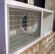 In this video i made a rabbit cage for my rabbit frankie. Diy Project Nicole S Modern Bunny Hutch Design Sponge