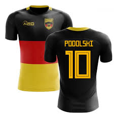 Soccer balls flags of top ranked countries 3d render. 2020 2021 Germany Flag Concept Football Shirt Podolski 10