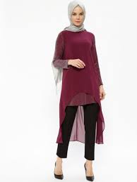 Sevilay Giyim Tesettur Sifon Tunik Modelleri Giyim Tunik Model