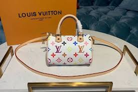 Black And White Louis Vuitton Bag Louis Vuitton M92645 Lv Nano Speedy Bags White Monogram Multicolor Ireplicabags Replica Louis Vuitton Bags Wallets Shoes Belts Etc White Louis Vuitton Bag Louis Vuitton Bag Luis Vuitton Bag