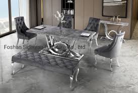 Pair any bold print with modern, simple furniture and lighting so it doesn't overwhelm the space. Modern Dining Room Furniture Velvet Comfortable Stainless Steel Leg Dining Chair China Furniture Chair Made In China Com