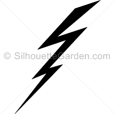 Lightning Bolt Silhouette Silhouette Clip Art Lightning Bolt Lightning