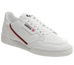 Wir haben uns umgesehen und für sie die wichtigsten trends in sachen männerschuhe zusammengestellt. Adidas Continental 80s Trainers White Scarlett Collegiate Navy Sneaker Herren