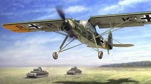 Slots on the leading edge of the wing, and flaps extending along the full length of the trailing edge, enabled the storch to fly. Hd Wallpaper Scout Fi 156 Fieseler Storch Small German Plane Liaison Aircraft Wallpaper Flare