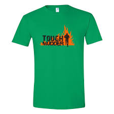 tough mudder green logo t shirt