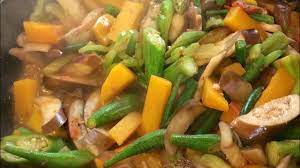 On the same pan, saute garlic, onion, ginger and tomatoes. Pinakbet With Bagoong Alamang Meatless Version Filipino Mix Vegetable Stew With Shrimp Fry Youtube