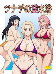 Tsunade's busty MILF beach adventures